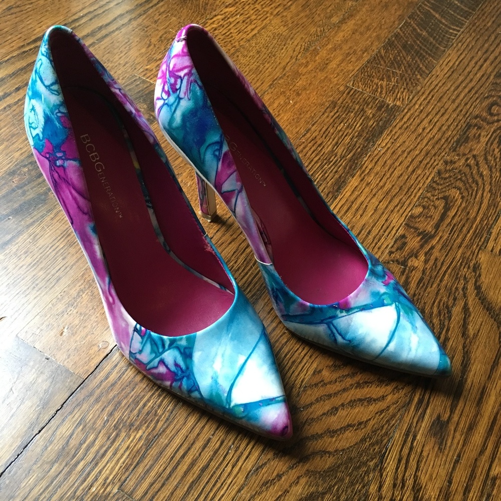 BCBG Generation Watercolor Heels